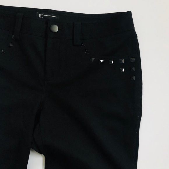 INC International Concepts Black Trousers Pants 8 - Picture 3 of 5